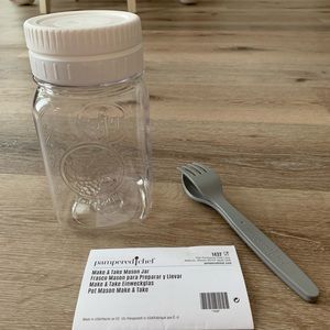 NWT Pampered Chef Make & Take Mason Jar